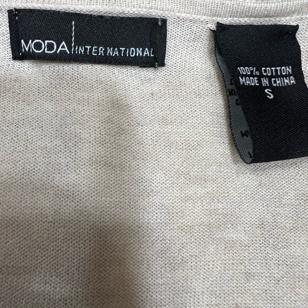 Moda International‎ Cream Ruffled Cardigan - Picture 5 of 5